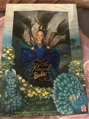 Barbie Peacock Doll in Blue and Teal with Gold Accents